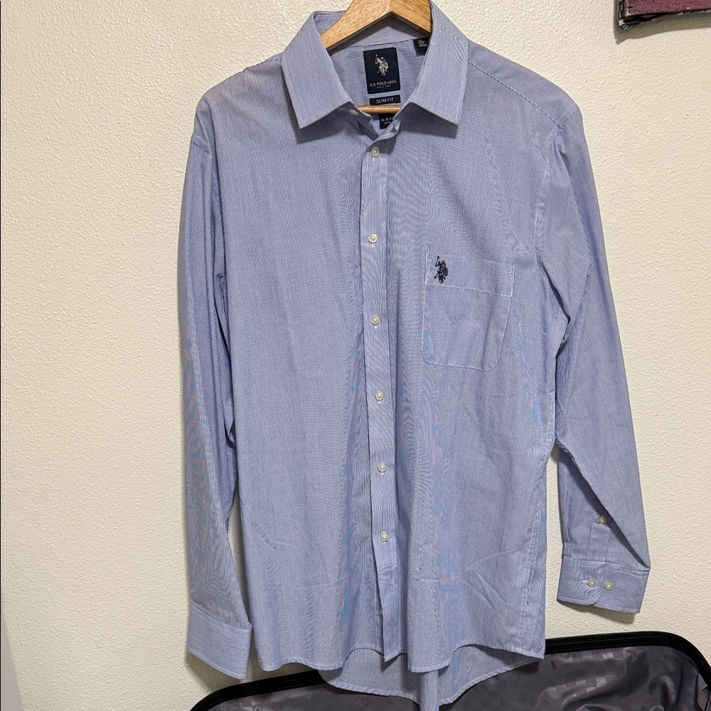 U.S. Polo Assn. Light Blue Dress Shirt